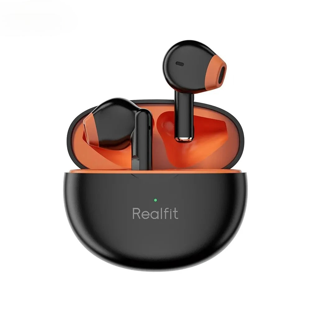 Casti Bluetooth Realfit F2 TWS, Sunet HiFi Excelent, Wireless