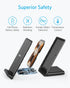 Incarcator Wireless Anker 10W PowerWave Stand Qi-Certificat pentru iPhone 14/13 Pro, Fast Charging