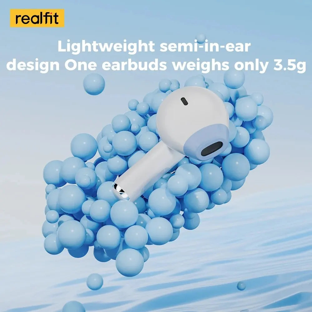 lightweight semi-in-ear Casti Bluetooth Realfit F2 TWS