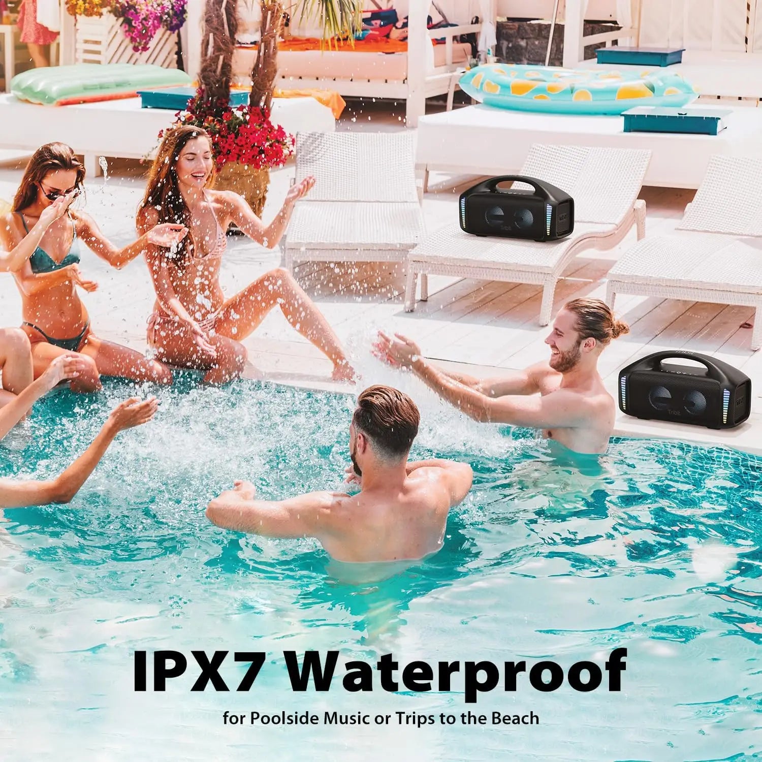 IPX7 Waterproof Tribit StormBox Blast 90W Boxă Portabilă Bluetooth IPX7