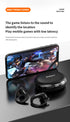 Casti Wireless Lenovo T50 Bluetooth 5.2 - Design Ear Hook, Impermeabile, Microfon, Reducere Zgomot, Casti Gaming si Sport