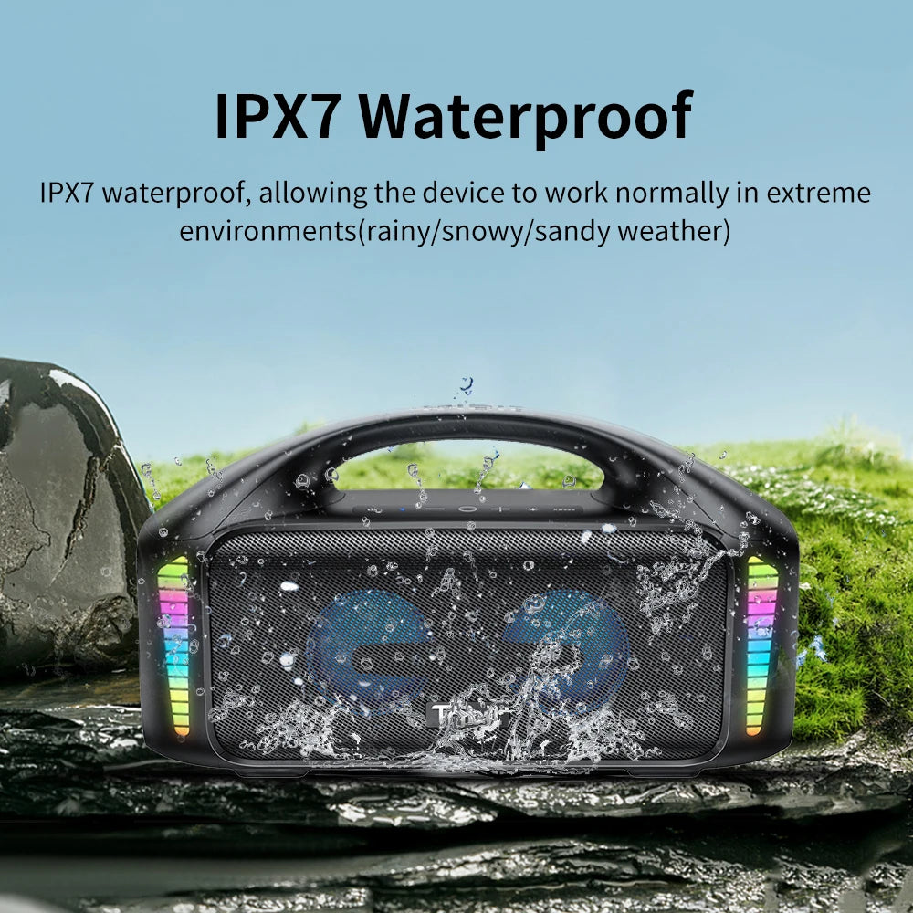 IPX7 Waterproof Tribit StormBox Blast 90W Boxă Portabilă Bluetooth IPX7