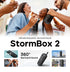 TRIBIT StormBox 2 Boxa Portabila Bluetooth, 34W Putere, IPX7 Rezistenta la Apa, 24 Ore Timp de Redare pentru Camping si Drumeții