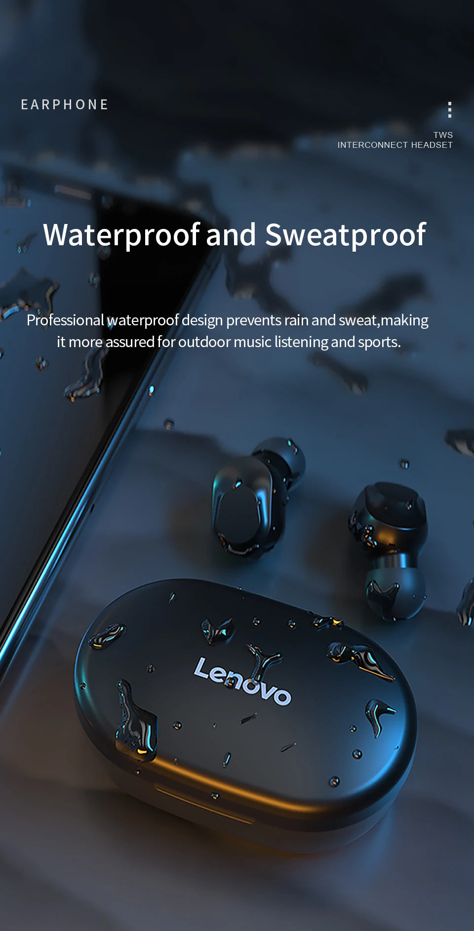 waterproof and sweatproof 